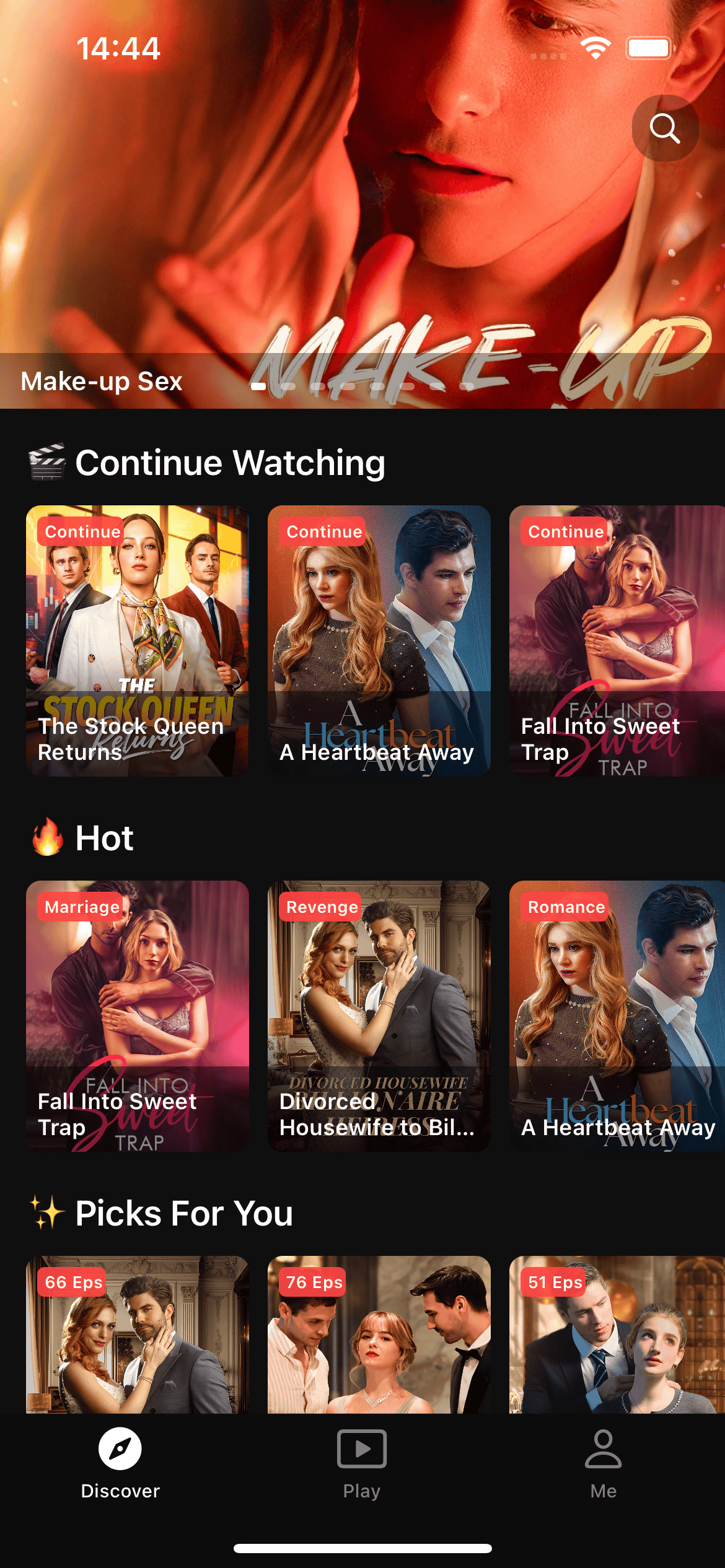 BuzzReels app preview on phone